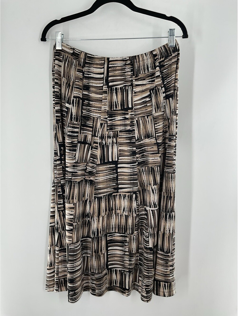 JM Collection Women’s Size Small Multicolor Skirt Midi Elastic Waist 006